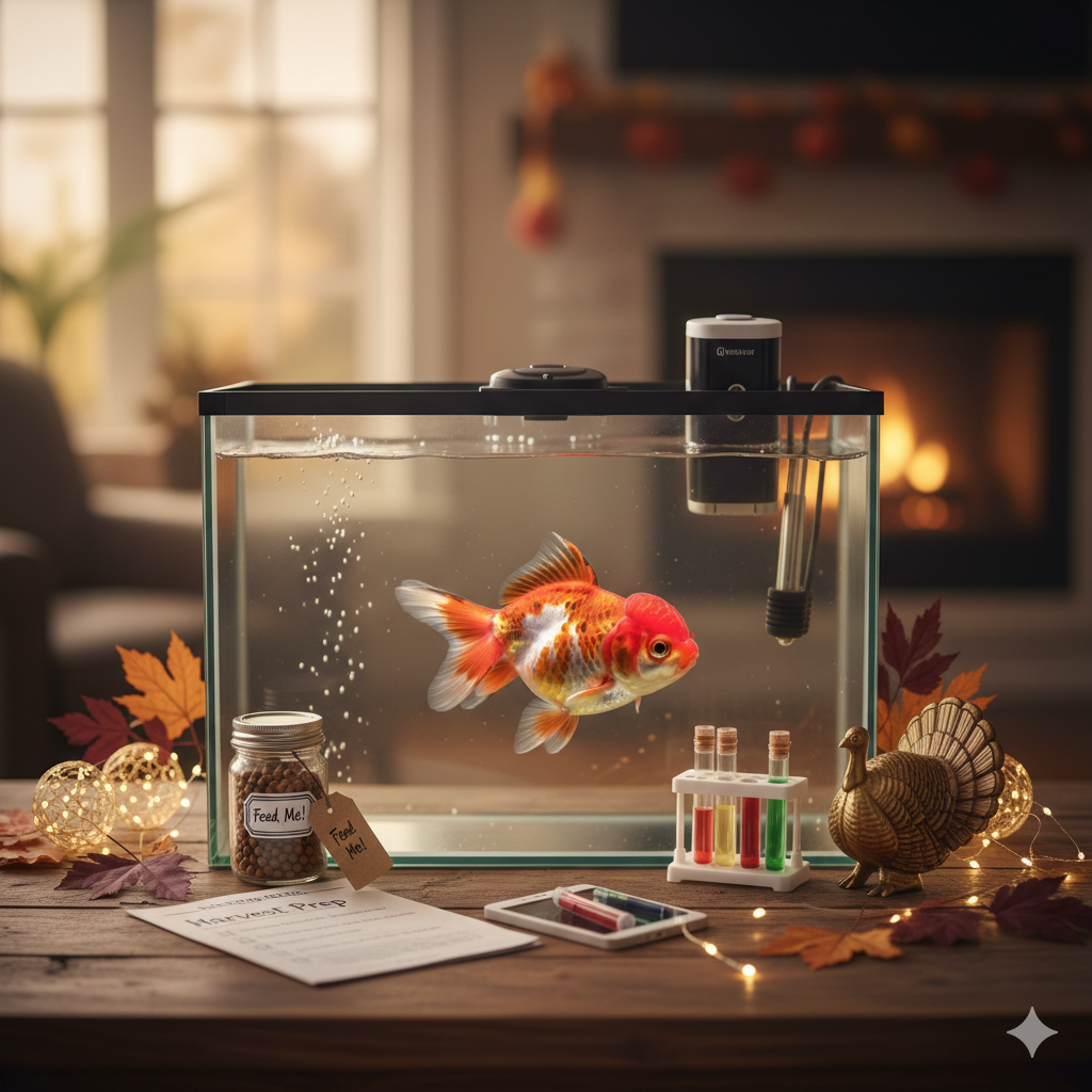 🦃 The Thankful Tank: Prepping Your Premium Ranchu for the Busy Holiday Weekend